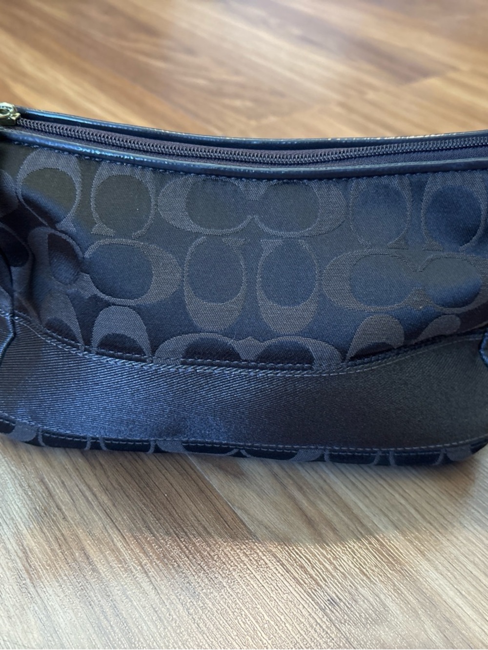 Coach brown Signature Mini Wristlet Shoulder Bag - Picture 5 of 7